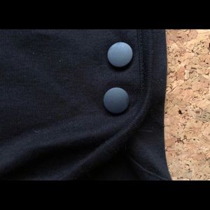 Soft skort with buttons and tiny pocket
